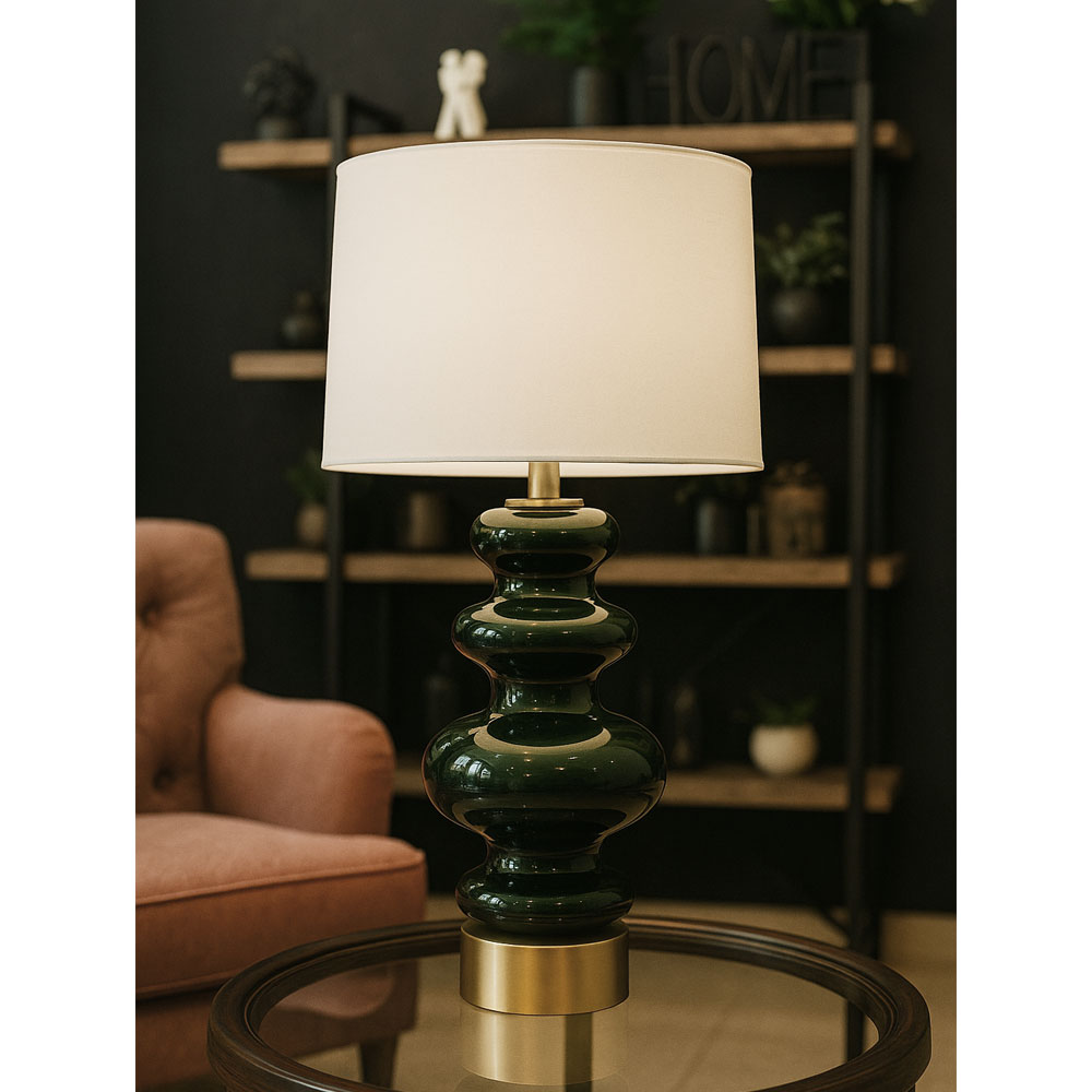 WHITLEY ΦΩΤΙΣΤΙΚΟ ΕΠΙΤΡΑΠΕΖΙΟ 38x38x75 ΓΥΑΛΙ ΠΡΑΣΙΝΟ ΧΡΥΣΟ ΛΙΝΟ ΛΕΥΚΟ - Image 2