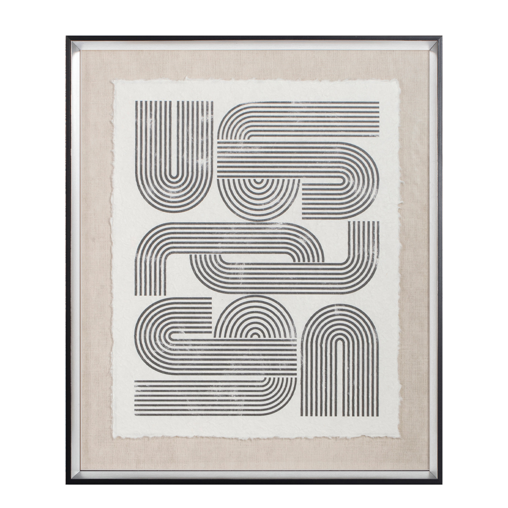 DARE TO DREAM ΠΙΝΑΚΑΣ ΔΙΑΚΟΣΜΗΣΗΣ 50x60x4cm ΓΥΑΛΙ ΛΕΥΚΟ ΜΑΥΡΟ ΞΥΛΟ ΜΑΥΡΟ