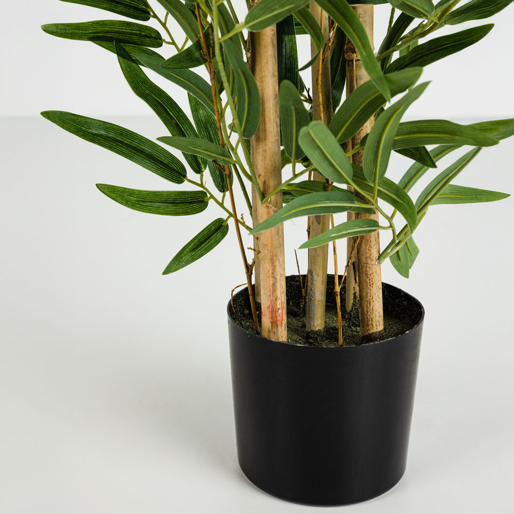 BAMBOO ΦΥΤΟ ΤΕΧΝΗΤΟ ΣΕ ΓΛΑΣΤΡΑ 70 POLYESTER ΠΡΑΣΙΝΟ PVC - Image 4