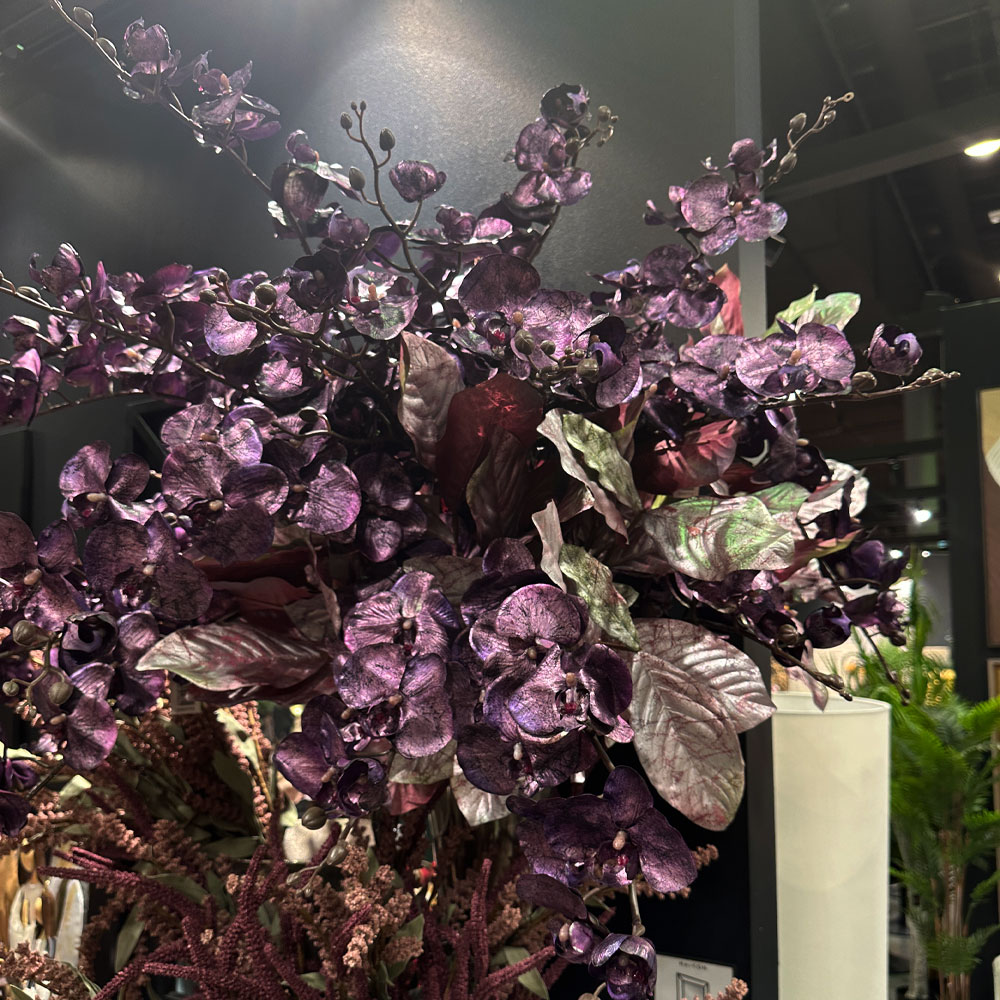ORCHID ΛΟΥΛΟΥΔΙ ΤΕΧΝΗΤΟ 100cm ΥΦΑΣΜΑ ΜΩΒ PVC - Image 2