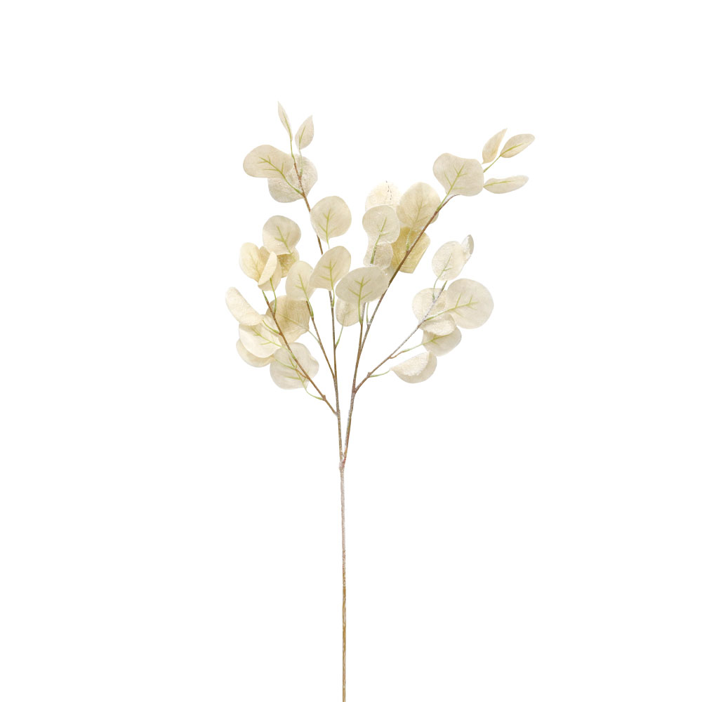 MONEY LEAF ΚΛΑΔΙ ΤΕΧΝΗΤΟ 92cm ΥΦΑΣΜΑ ΜΠΕΖ PVC