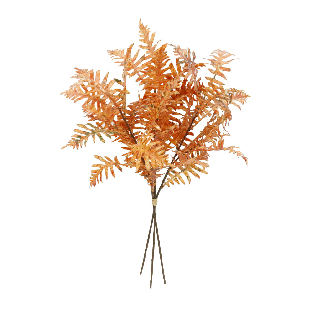 PTERIS ΚΛΑΔΙ ΤΕΧΝΗΤΟ 68cm PVC TERRACOTTA
