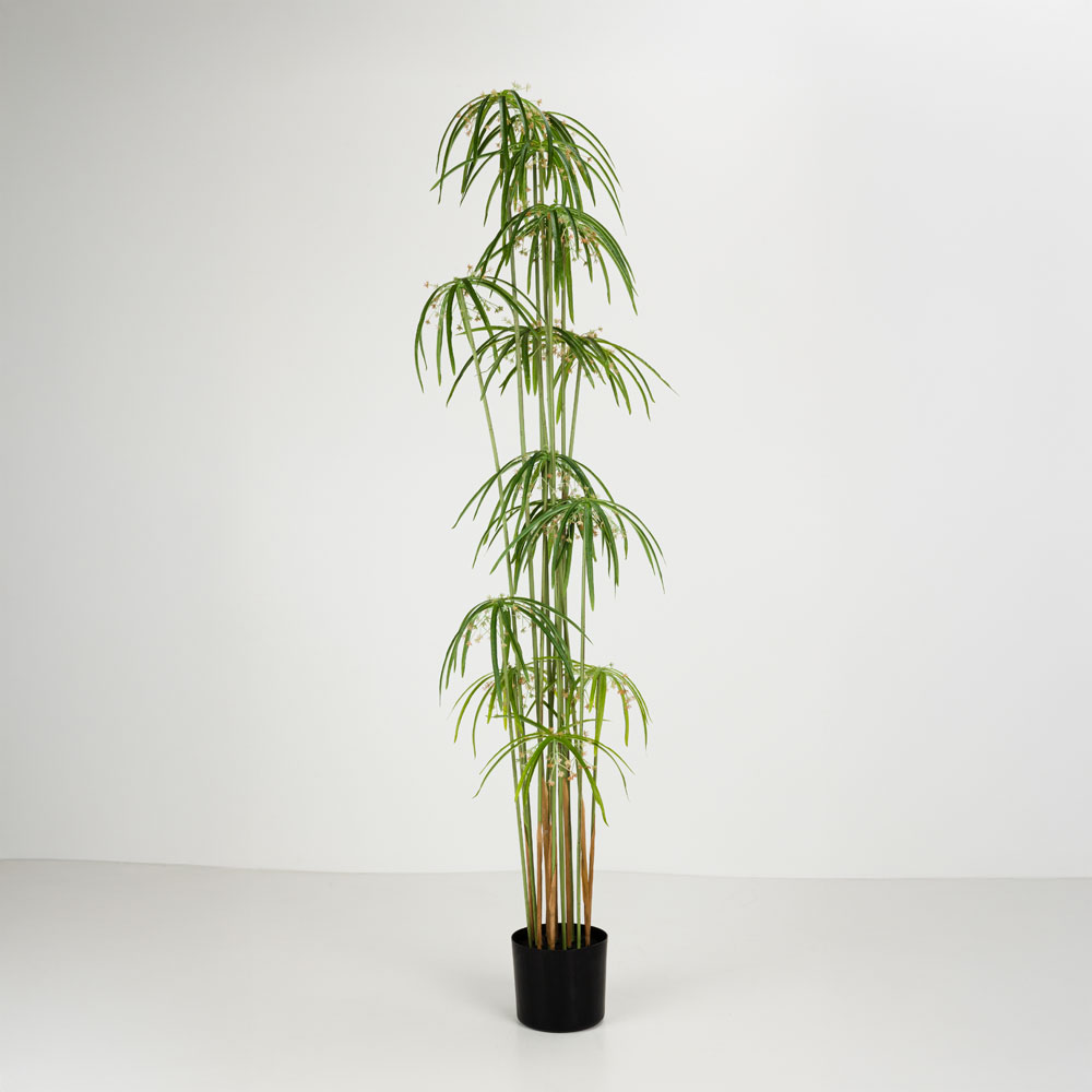 WINDMILL ΔΕΝΤΡΟ ΤΕΧΝΗΤΟ ΣΕ ΓΛΑΣΤΡΑ 160cm PVC ΠΡΑΣΙΝΟ ΜΑΥΡΟ ΤΣΙΜΕΝΤΟ