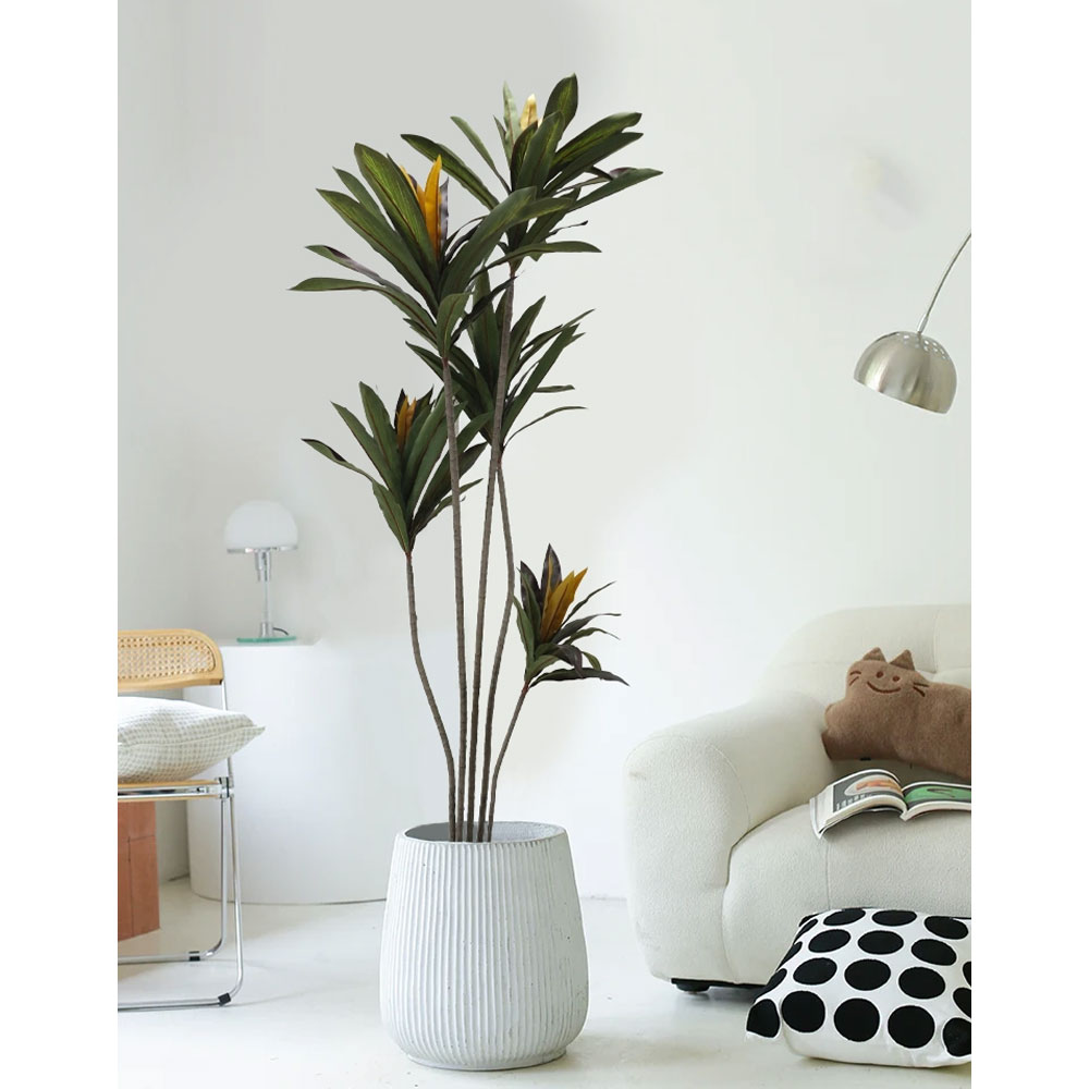 EDGE IRON ΔΕΝΤΡΟ ΤΕΧΝΗΤΟ ΣΕ ΓΛΑΣΤΡΑ 200cm PVC ΠΡΑΣΙΝΟ ΜΑΥΡΟ ΤΣΙΜΕΝΤΟ - Image 2