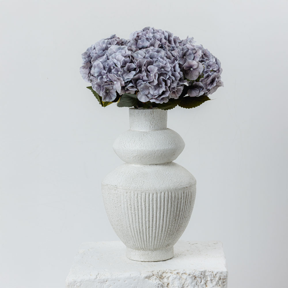 HYDRANGEA ΛΟΥΛΟΥΔΙ ΤΕΧΝΗΤΟ 52 POLYESTER ΓΚΡΙ ΠΡΑΣΙΝΟ - Image 2
