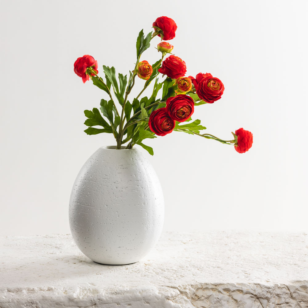 RANUNCULUS ΛΟΥΛΟΥΔΙ ΤΕΧΝΗΤΟ 42 POLYESTER ΚΟΚΚΙΝΟ ΠΡΑΣΙΝΟ ΠΡΑΣΙΝΟ - Image 2