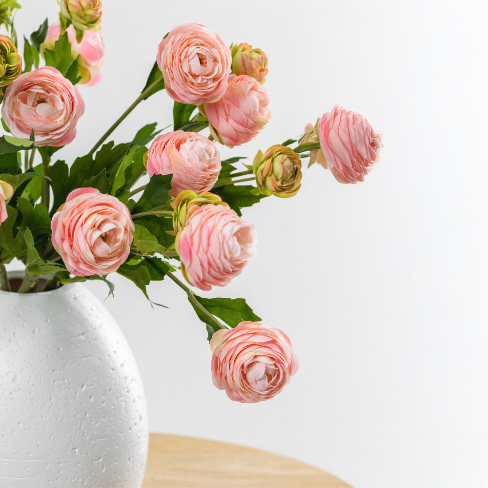 RANUNCULUS ΛΟΥΛΟΥΔΙ ΤΕΧΝΗΤΟ 42 POLYESTER ΣΟΜΟΝ ΠΡΑΣΙΝΟ - Image 2