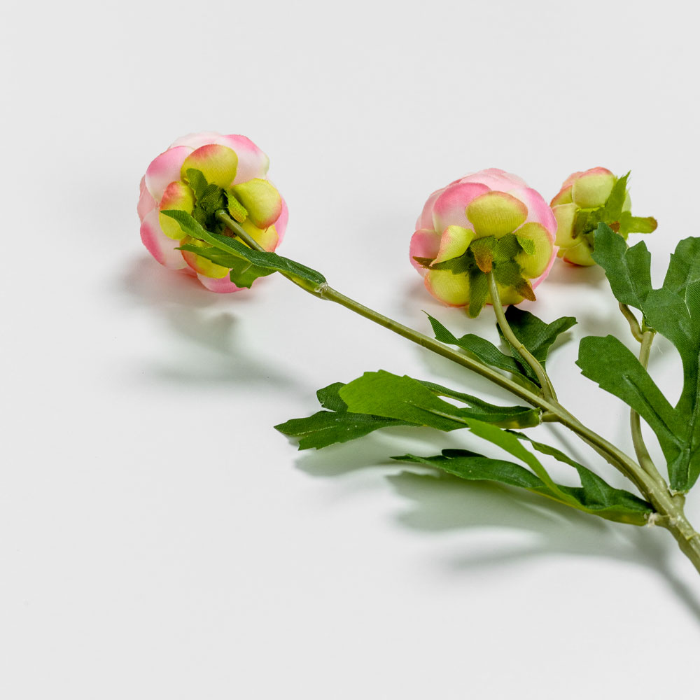 RANUNCULUS ΛΟΥΛΟΥΔΙ ΤΕΧΝΗΤΟ 42 POLYESTER ΣΟΜΟΝ ΠΡΑΣΙΝΟ - Image 4