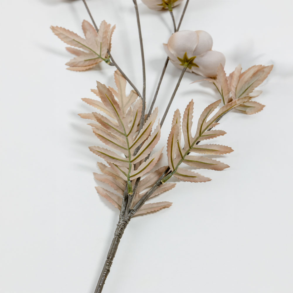 RANUNCULUS ΛΟΥΛΟΥΔΙ ΤΕΧΝΗΤΟ 81 POLYESTER ΛΕΥΚΟ ΜΠΕΖ - Image 4