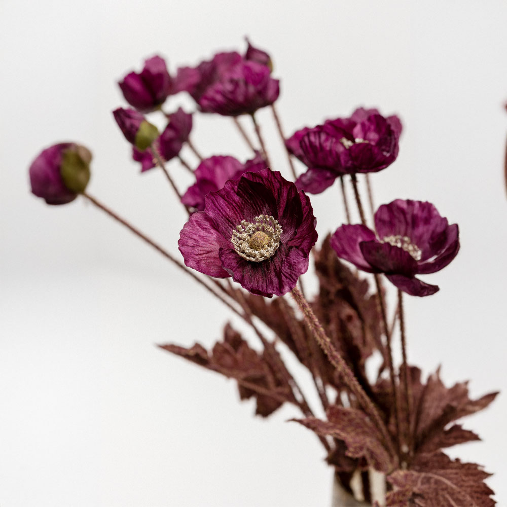 POPPY ΛΟΥΛΟΥΔΙ ΤΕΧΝΗΤΟ 60 POLYESTER ΜΩΒ ΠΡΑΣΙΝΟ - Image 2
