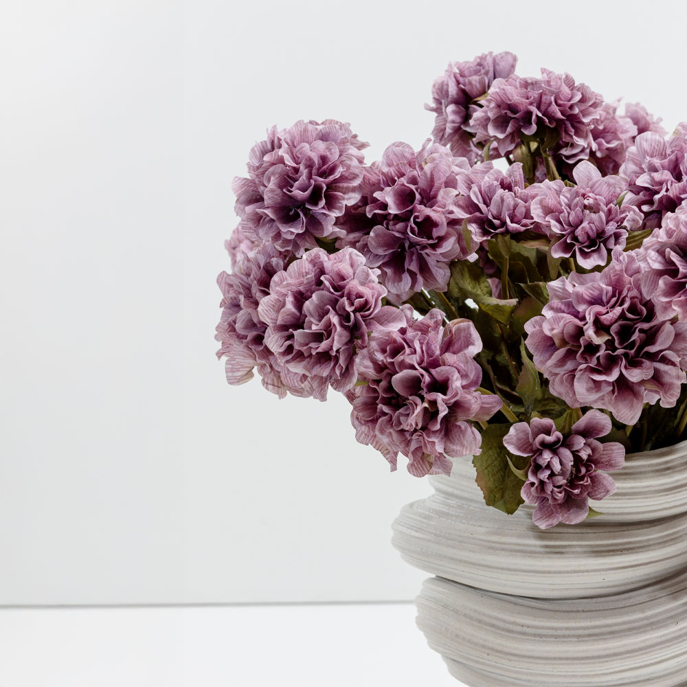 ZINNIA ΛΟΥΛΟΥΔΙ ΤΕΧΝΗΤΟ 52 POLYESTER ΛΙΛΑ ΠΡΑΣΙΝΟ - Image 2