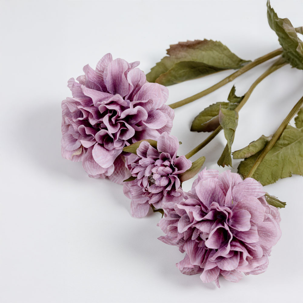 ZINNIA ΛΟΥΛΟΥΔΙ ΤΕΧΝΗΤΟ 52 POLYESTER ΛΙΛΑ ΠΡΑΣΙΝΟ - Image 3