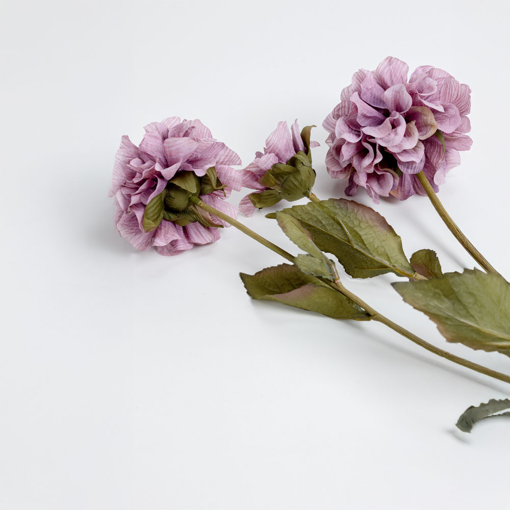 ZINNIA ΛΟΥΛΟΥΔΙ ΤΕΧΝΗΤΟ 52 POLYESTER ΛΙΛΑ ΠΡΑΣΙΝΟ - Image 4