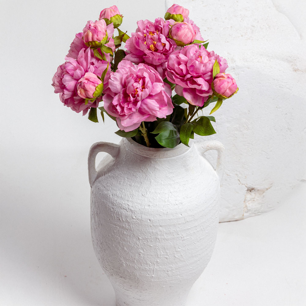 PEONY ΛΟΥΛΟΥΔΙ ΤΕΧΝΗΤΟ 67 POLYESTER ΡΟΖ ΠΡΑΣΙΝΟ - Image 2