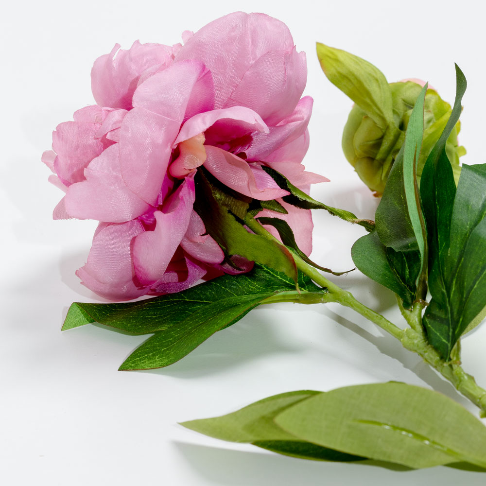 PEONY ΛΟΥΛΟΥΔΙ ΤΕΧΝΗΤΟ 67 POLYESTER ΡΟΖ ΠΡΑΣΙΝΟ - Image 3