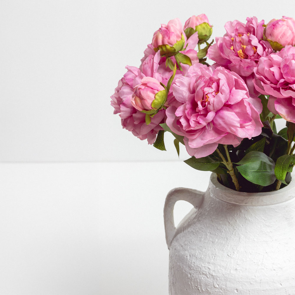 PEONY ΛΟΥΛΟΥΔΙ ΤΕΧΝΗΤΟ 67 POLYESTER ΡΟΖ ΠΡΑΣΙΝΟ - Image 4