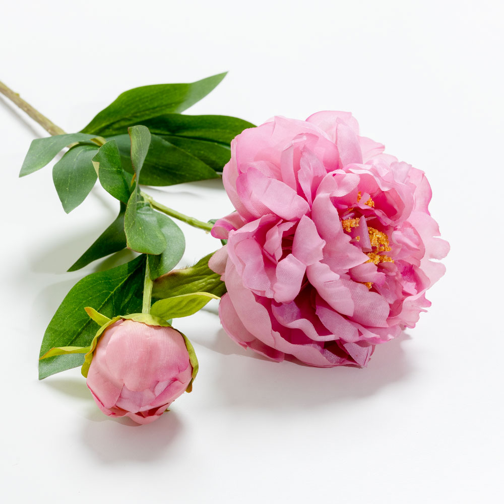 PEONY ΛΟΥΛΟΥΔΙ ΤΕΧΝΗΤΟ 67 POLYESTER ΡΟΖ ΠΡΑΣΙΝΟ - Image 5