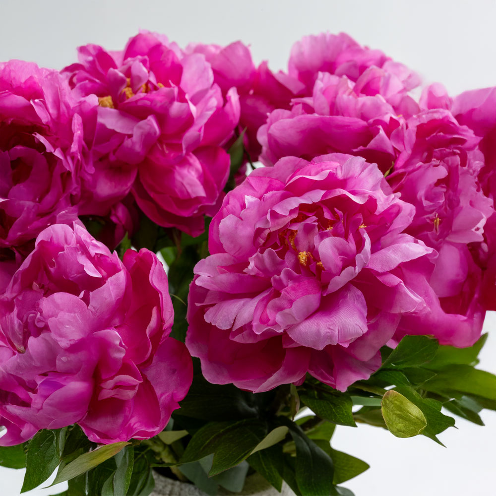 PEONY ΛΟΥΛΟΥΔΙ ΤΕΧΝΗΤΟ 67 POLYESTER ΦΟΥΞΙΑ ΠΡΑΣΙΝΟ - Image 3