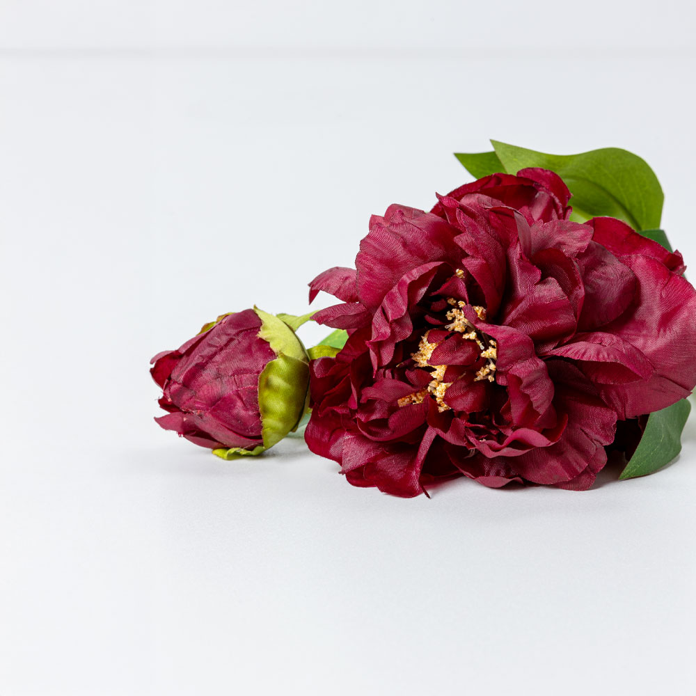 PEONY ΛΟΥΛΟΥΔΙ ΤΕΧΝΗΤΟ 67 POLYESTER ΜΠΟΡΝΤΩ ΠΡΑΣΙΝΟ - Image 3
