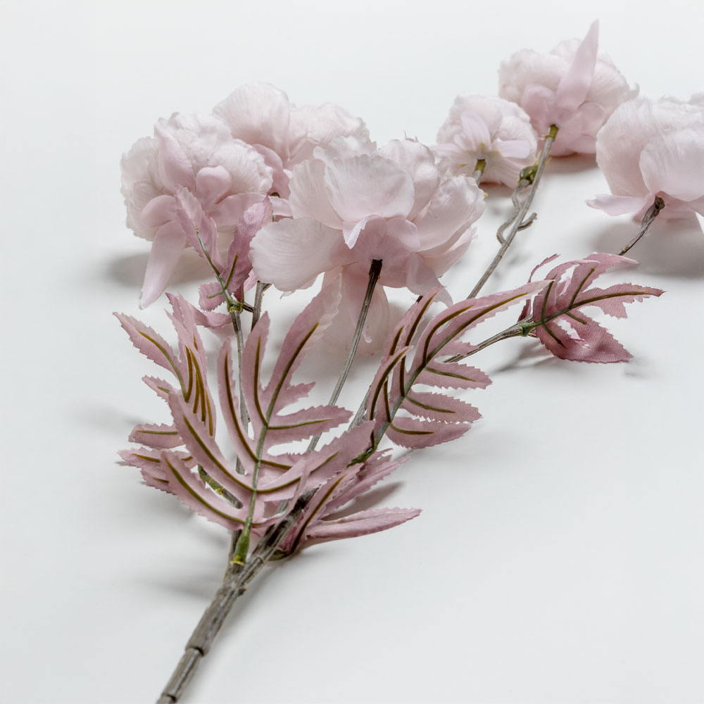 PEONY ΛΟΥΛΟΥΔΙ ΤΕΧΝΗΤΟ 82 POLYESTER ΡΟΖ ΓΚΡΙ - Image 4