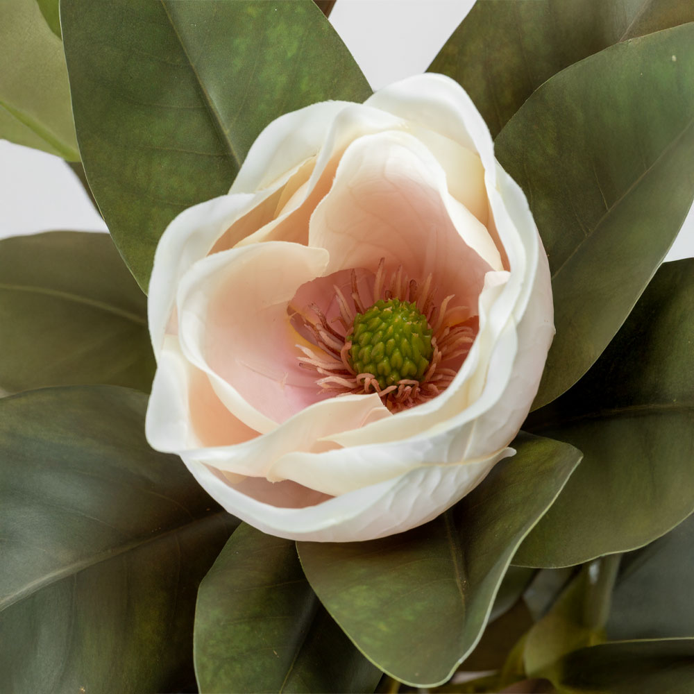 MAGNOLIA ΛΟΥΛΟΥΔΙ ΤΕΧΝΗΤΟ 73 POLYESTER ΡΟΖ ΛΕΥΚΟ ΠΡΑΣΙΝΟ - Image 3