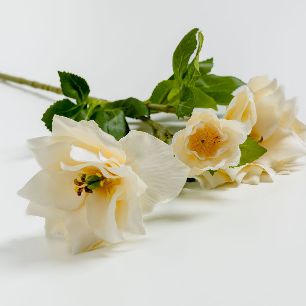 HIBISCUS ΛΟΥΛΟΥΔΙ ΤΕΧΝΗΤΟ 66 POLYESTER ΜΠΕΖ ΠΡΑΣΙΝΟ - Image 3