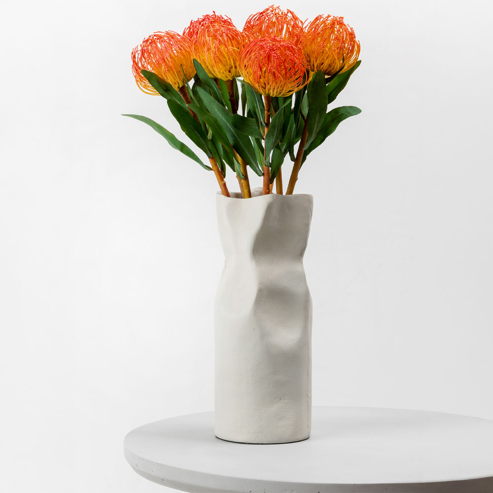 CAMPANULA ΛΟΥΛΟΥΔΙ ΤΕΧΝΗΤΟ 61 POLYESTER ΠΟΡΤΟΚΑΛΙ ΠΡΑΣΙΝΟ - Image 2