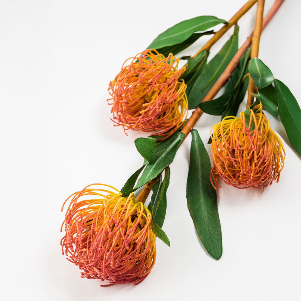 CAMPANULA ΛΟΥΛΟΥΔΙ ΤΕΧΝΗΤΟ 61 POLYESTER ΠΟΡΤΟΚΑΛΙ ΠΡΑΣΙΝΟ - Image 3