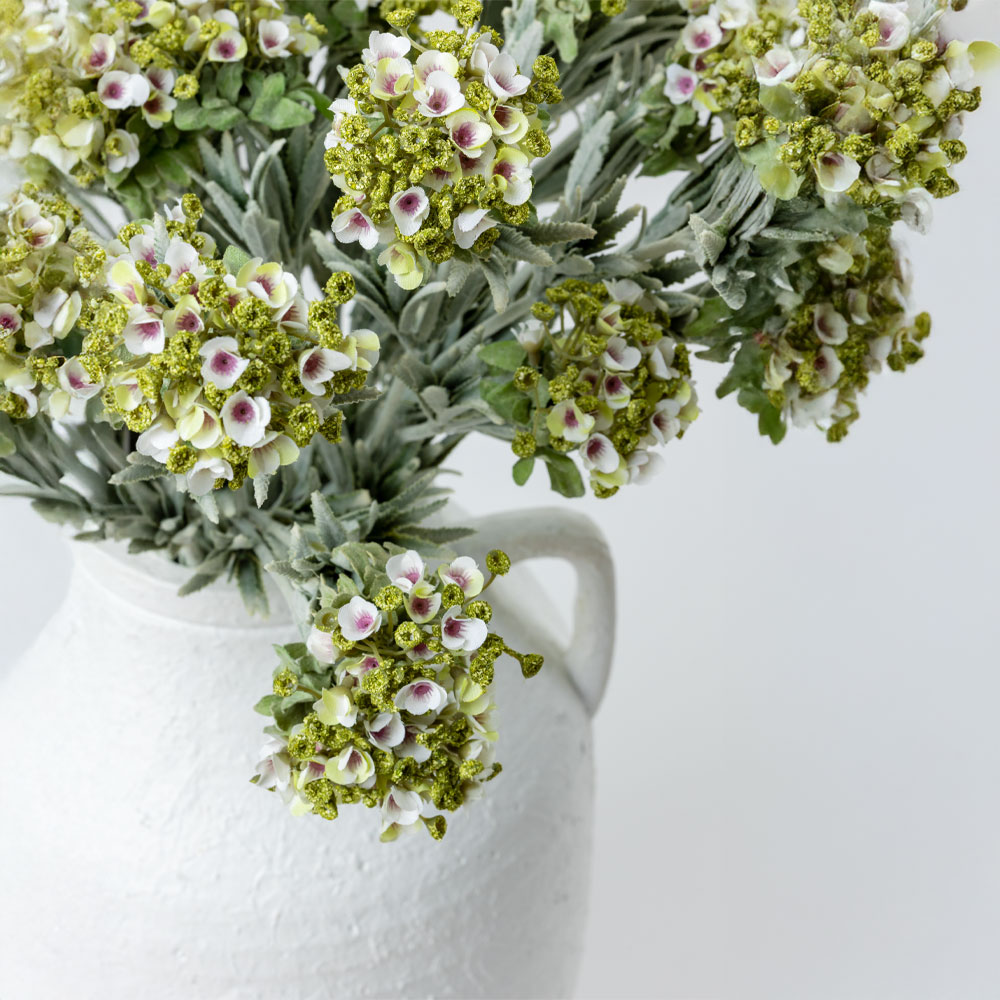 SWEET ALYSSUM ΛΟΥΛΟΥΔΙ ΤΕΧΝΗΤΟ 78 POLYESTER ΛΕΥΚΟ ΜΩΒ ΠΡΑΣΙΝΟ - Image 3