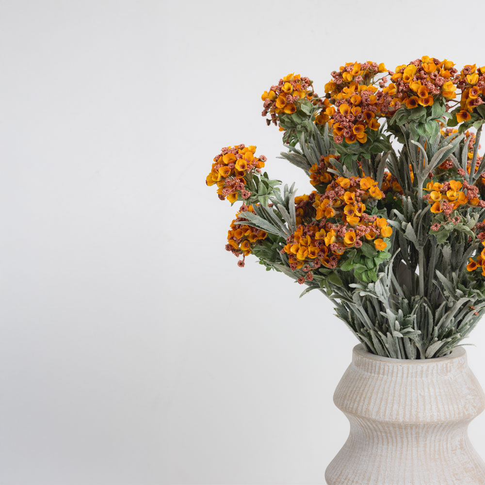 SWEET ALYSSUM ΛΟΥΛΟΥΔΙ ΤΕΧΝΗΤΟ 78 POLYESTER ΠΟΡΤΟΚΑΛΙ ΠΡΑΣΙΝΟ - Image 4