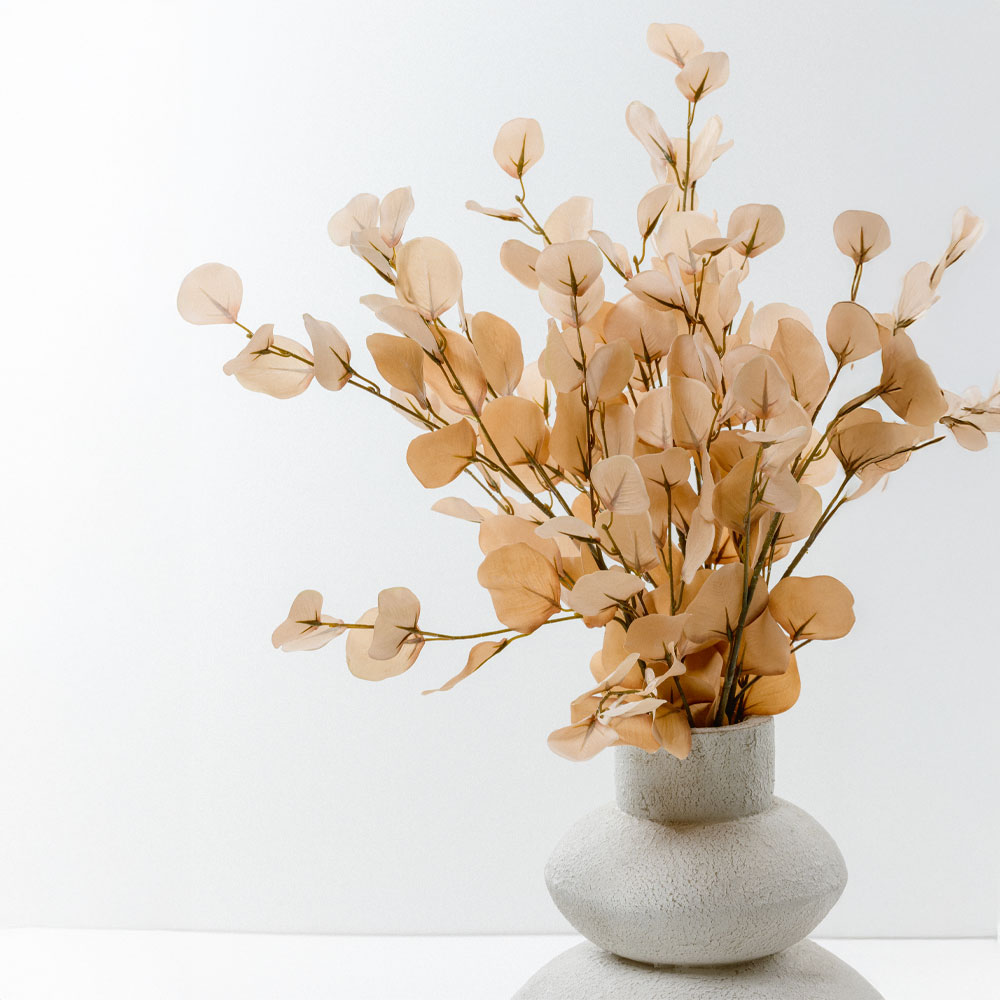 FRANCE EUCALYPTUS ΚΛΑΔΙ ΤΕΧΝΗΤΟ 90 POLYESTER ΜΠΕΖ ΚΑΦΕ - Image 3