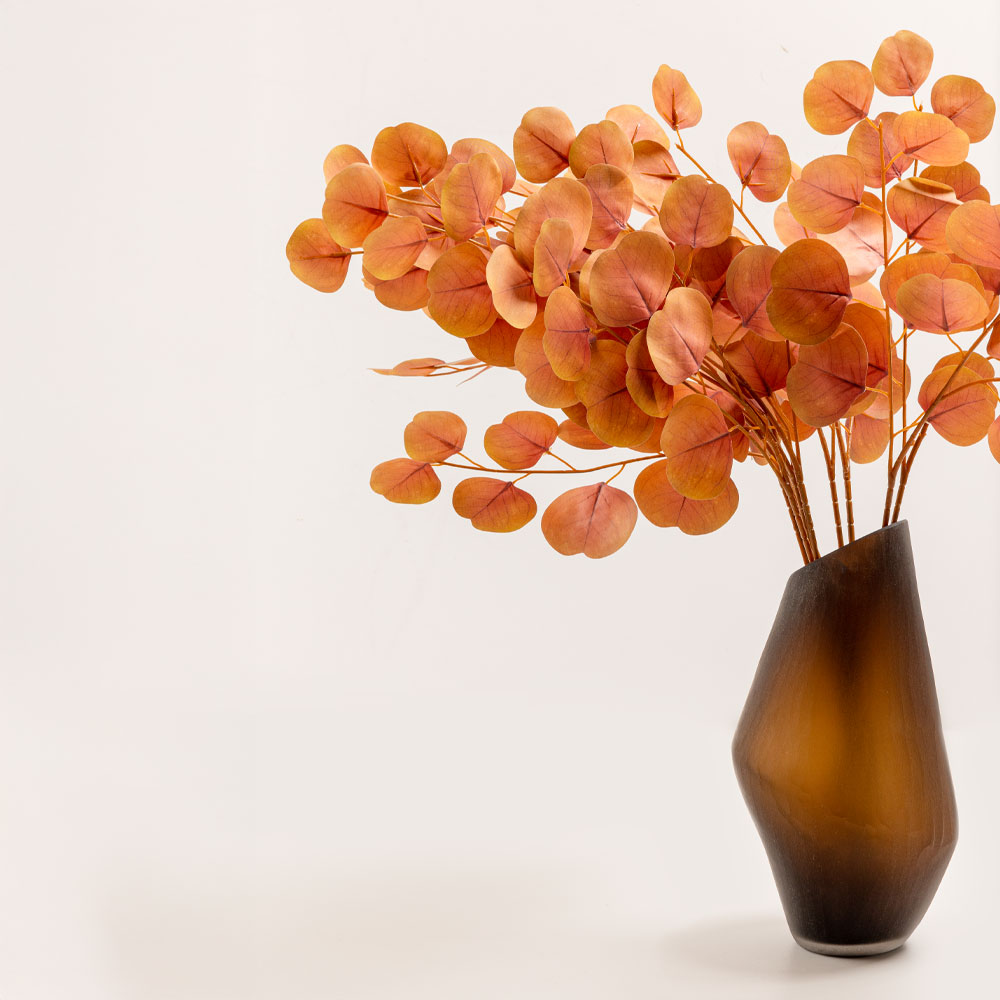 EUCALYPTUS ΚΛΑΔΙ ΤΕΧΝΗΤΟ 84 POLYESTER TERRACOTTA - Image 2