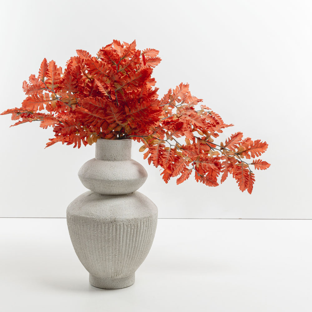 CINERARIA ΚΛΑΔΙ ΤΕΧΝΗΤΟ 70 POLYESTER TERRACOTTA - Image 2