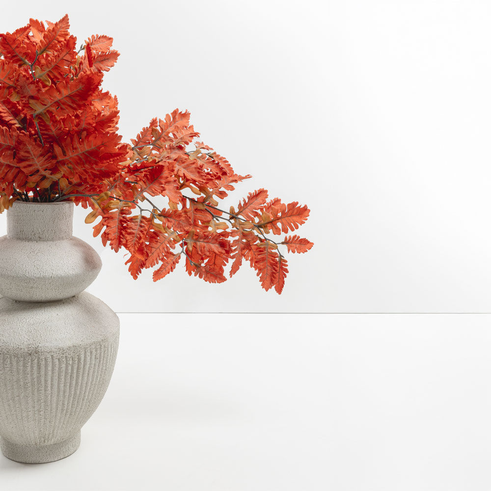 CINERARIA ΚΛΑΔΙ ΤΕΧΝΗΤΟ 70 POLYESTER TERRACOTTA - Image 4