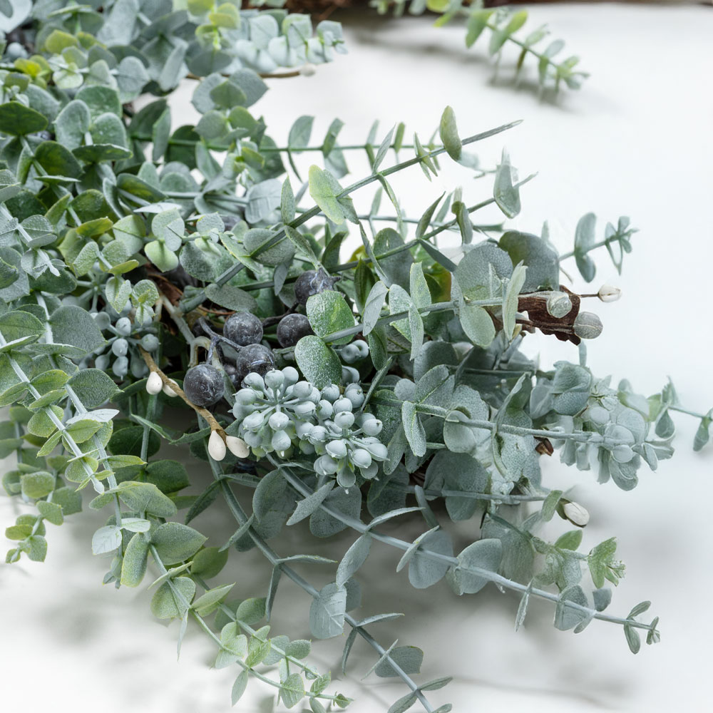 EUCALYPTUS 48 ΣΤΕΦΑΝΙ ΔΙΑΚΟΣΜΗΣΗΣ 48x48 PVC ΠΡΑΣΙΝΟ - Image 3