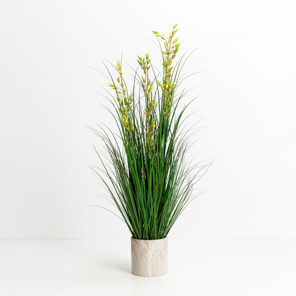 OAT GRASS ΦΥΤΟ ΤΕΧΝΗΤΟ ΣΕ ΓΛΑΣΤΡΑ 120 PVC ΠΡΑΣΙΝΟ - Image 2