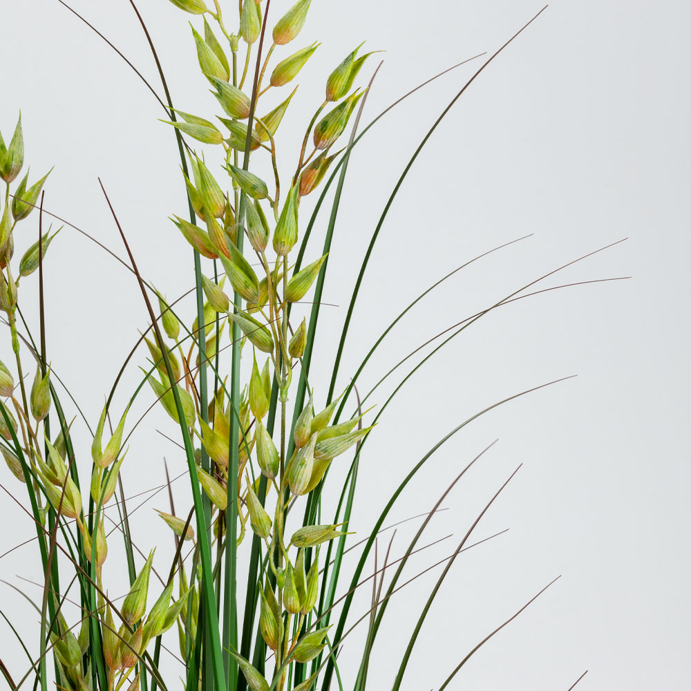 OAT GRASS ΦΥΤΟ ΤΕΧΝΗΤΟ ΣΕ ΓΛΑΣΤΡΑ 120 PVC ΠΡΑΣΙΝΟ - Image 3