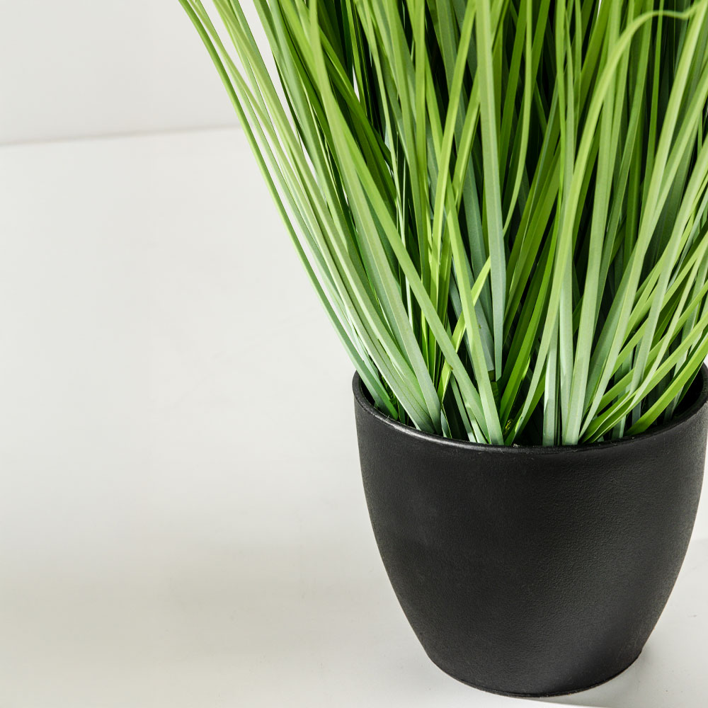 GRASS FLOWER ΦΥΤΟ ΤΕΧΝΗΤΟ ΣΕ ΓΛΑΣΤΡΑ 58 PVC ΠΡΑΣΙΝΟ - Image 3