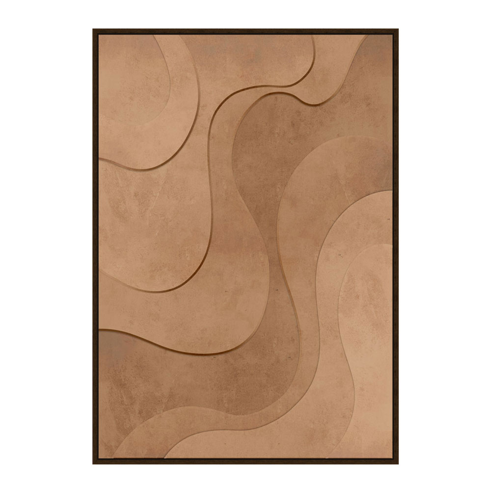 OASIS REFUGE ΠΙΝΑΚΑΣ ΔΙΑΚΟΣΜΗΣΗΣ 80x120x4cm MDF TERRACOTTA PVC ΦΥΛΛΟ ΚΑΦΕ