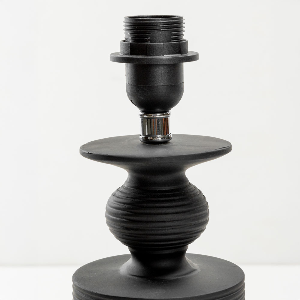 JASIEL ΦΩΤΙΣΤΙΚΟ ΕΠΙΤΡΑΠΕΖΙΟ 64 POLYRESIN ΜΑΥΡΟ ΛΙΝΟ ΛΕΥΚΟ - Image 4