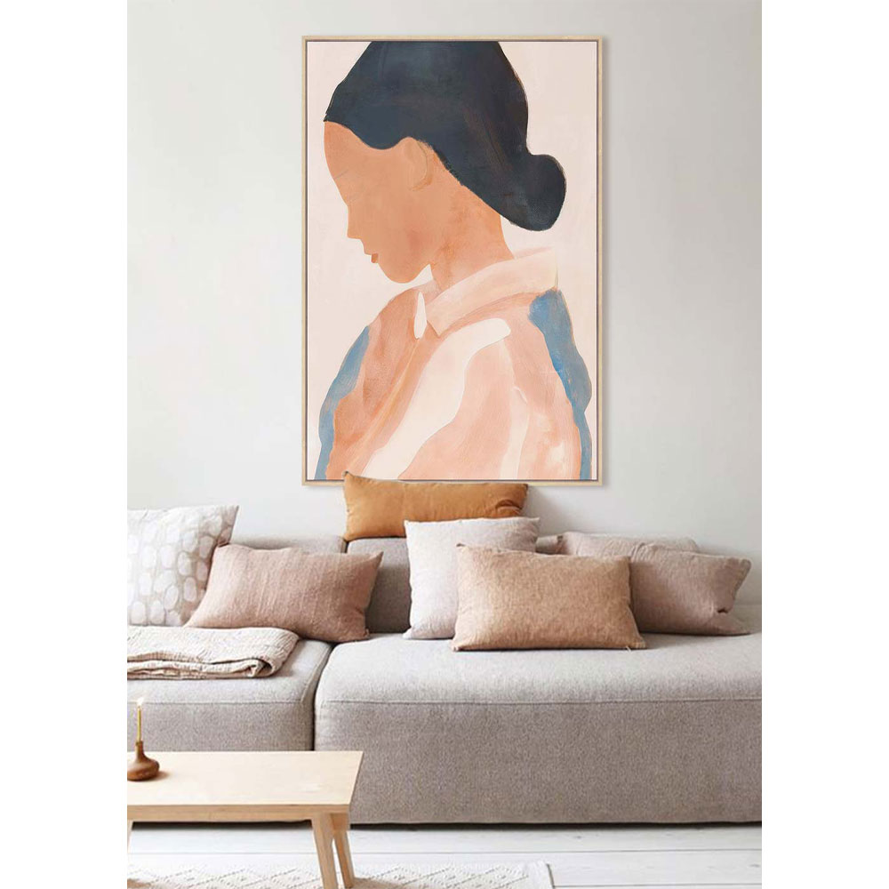 THINKING ΠΙΝΑΚΑΣ ΔΙΑΚΟΣΜΗΣΗΣ 80x120x4 ΚΑΜΒΑΣ ΠΟΛΥΧΡΩΜΟ MDF ΦΥΣΙΚΟ - Image 2