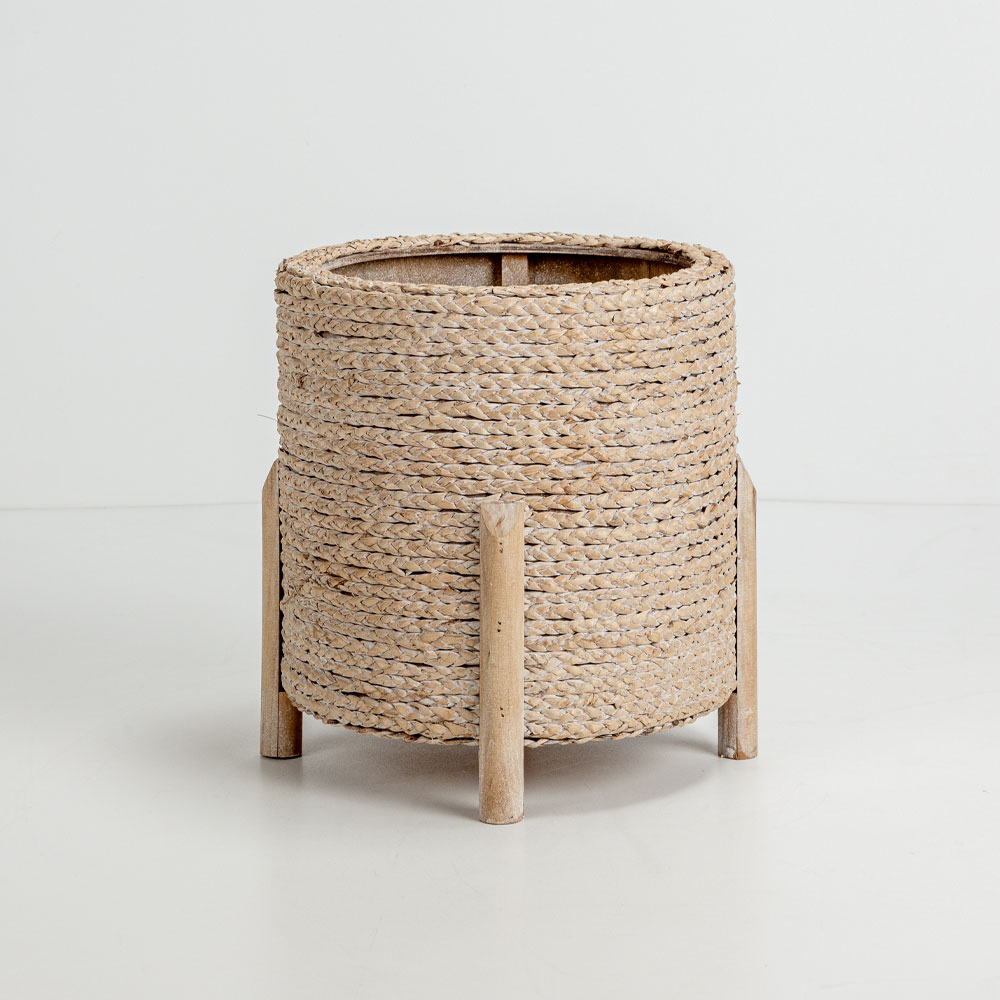 CORDA L ΚΑΣΠΩ ΜΕ ΠΟΔΙΑ WHITE WASHED ΦΥΣΙΚΟ GRASS - Image 3