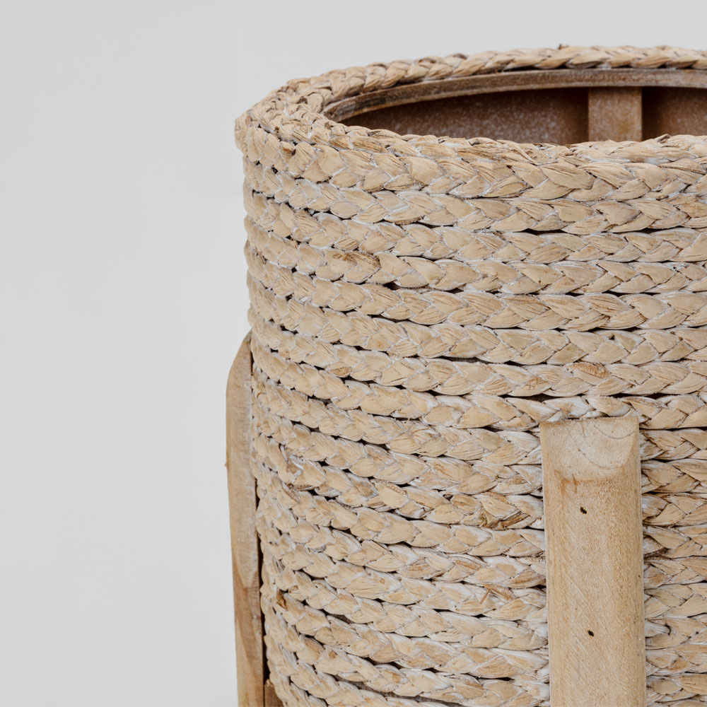 CORDA L ΚΑΣΠΩ ΜΕ ΠΟΔΙΑ WHITE WASHED ΦΥΣΙΚΟ GRASS - Image 5