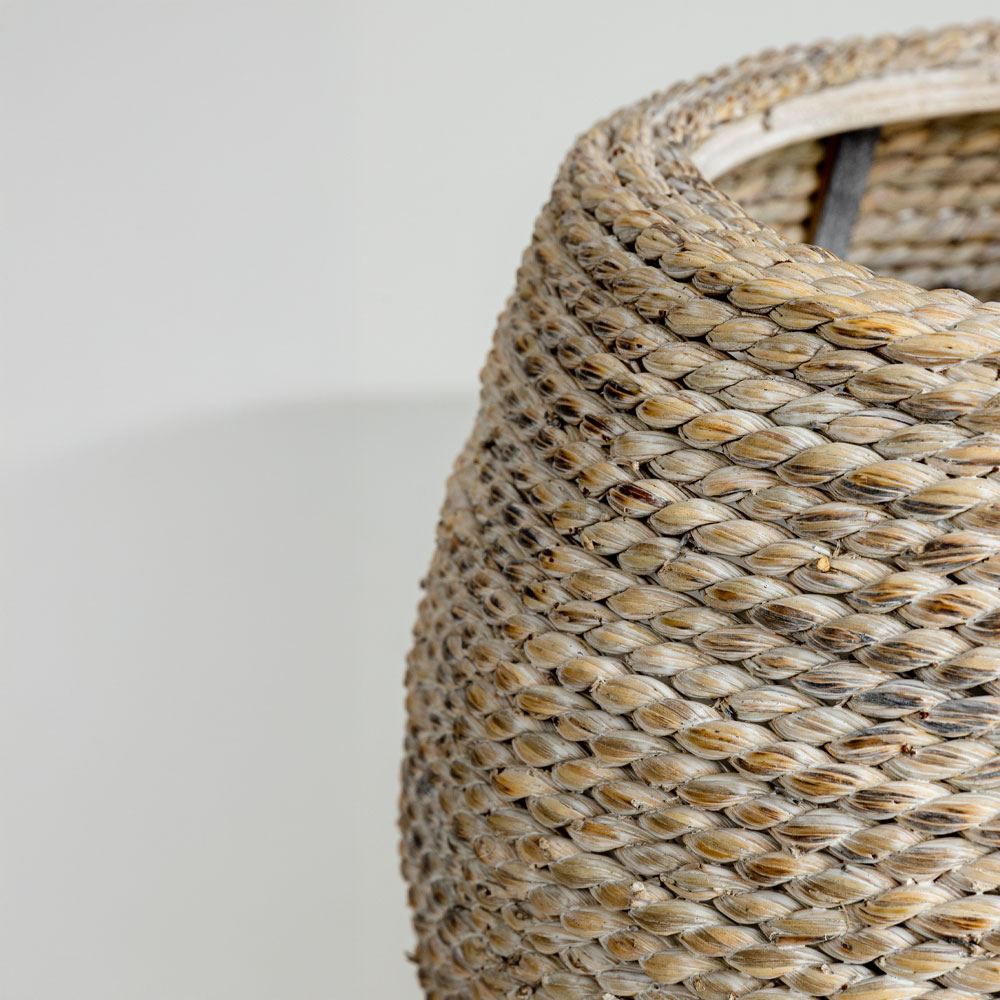 CORDA L ΚΑΣΠΩ ΜΕ ΠΟΔΙΑ WHITE WASHED ΦΥΣΙΚΟ GRASS - Image 5