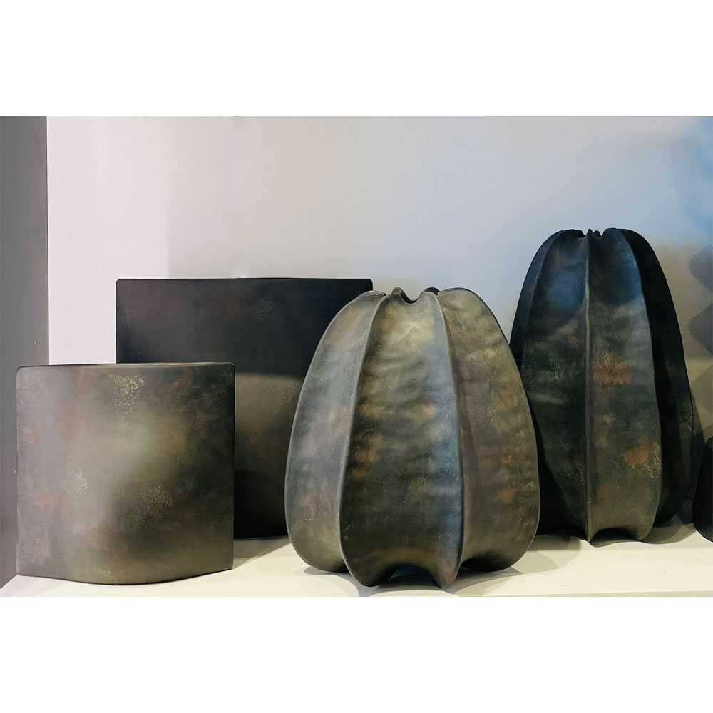 THALIS ΒΑΖΟ 34x34x34 ΚΕΡΑΜΙΚΟ ΜΑΥΡΟ - Image 2