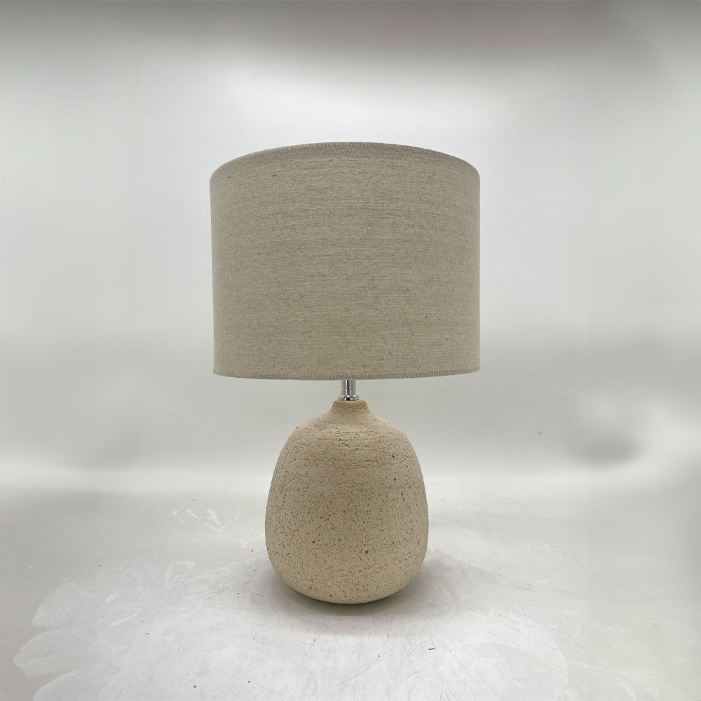 PIEDRA ΦΩΤΙΣΤΙΚΟ ΕΠΙΤΡΑΠΕΖΙΟ 18x18x42cm ΚΕΡΑΜΙΚΟ ΜΠΕΖ ΛΙΝΟ - Image 2