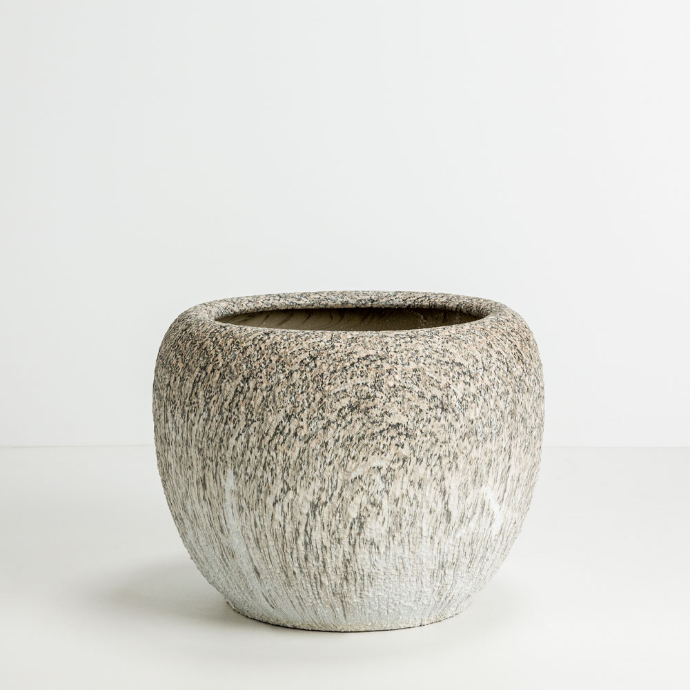 KANCHE ΓΛΑΣΤΡΑ ΣΕΤ 2ΤΜΧ 48x48x39cm ΚΕΡΑΜΙΚΟ ΜΠΕΖ ΜΑΥΡΟ - Image 3