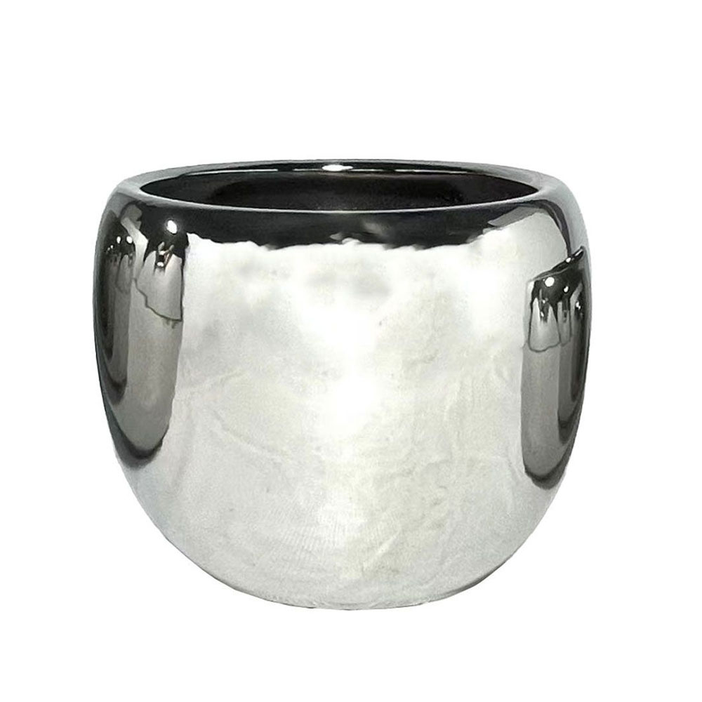 ARGENTO ΒΑΖΟ 28x28x24cm ΚΕΡΑΜΙΚΟ ΑΣΗΜΙ