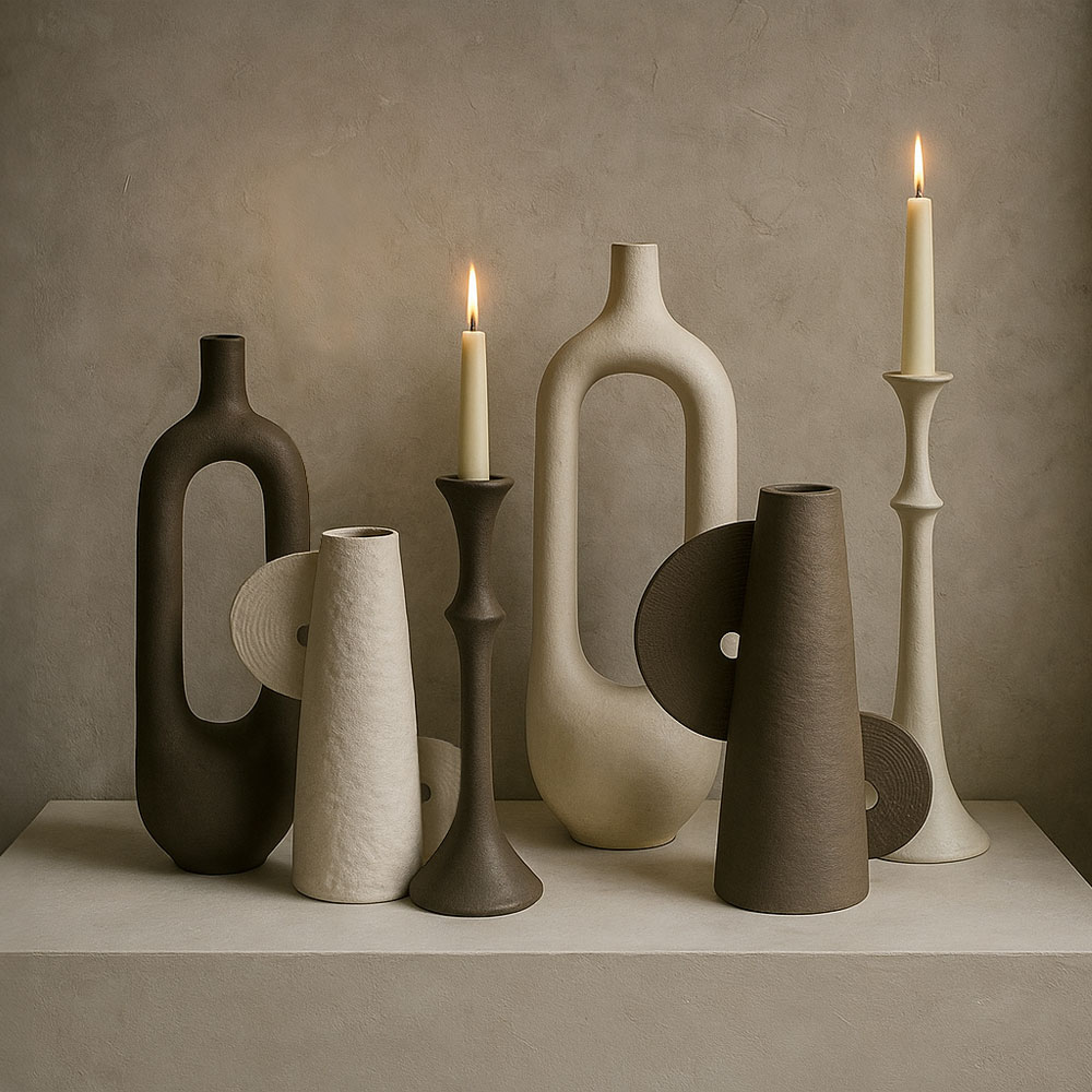 FINTON ΒΑΖΟ 26x13x40 ΑΛΟΥΜΙΝΙΟ MUD - Image 2