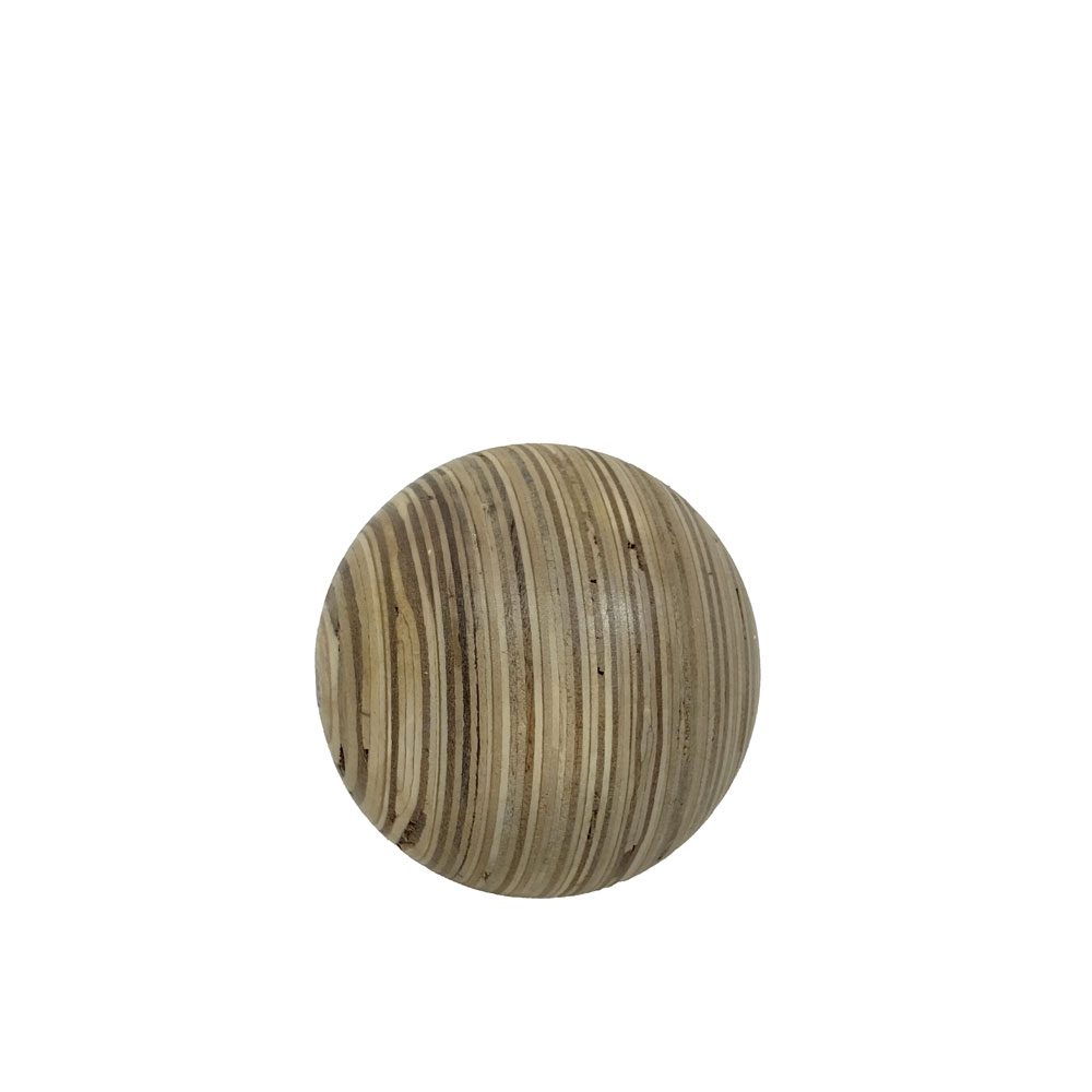 CEBO S ΔΙΑΚΟΣΜΗΤΙΚΗ ΜΠΑΛΑ 13x13x13cm ΞΥΛΟ ΦΥΣΙΚΟ